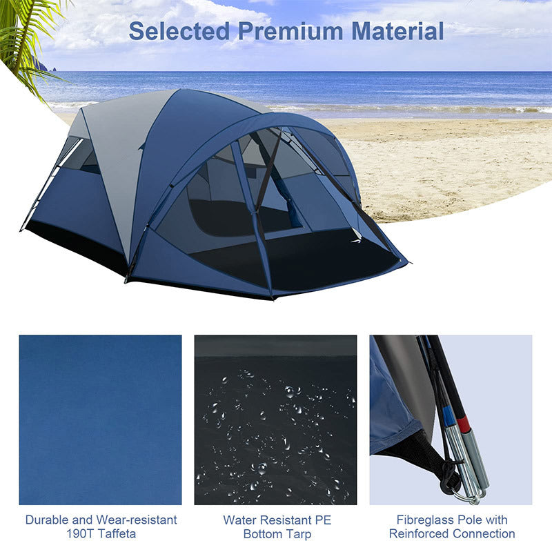 Outdoor Hiking Portable Easy Camping Tent for 3 -5 Person Doba